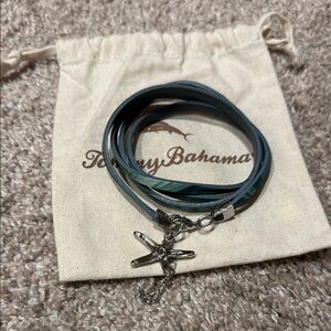 Tommy Bahama Green and Silver Bracelet